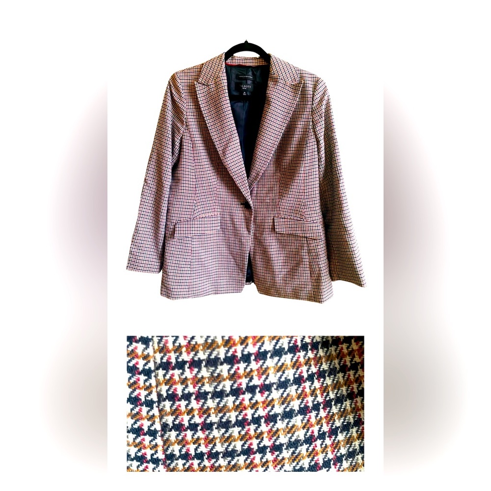 Women's Houndstooth Blazer